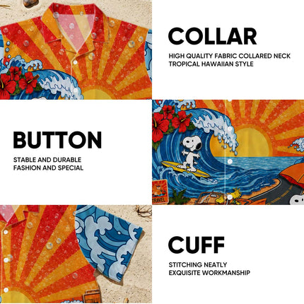 Sunset Beach Surf Road Trip Summer Hawaiian Shirt