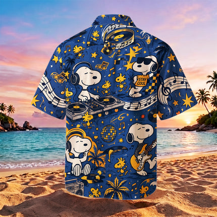 Tropical Music Beach Summer Hawaiian Shirt