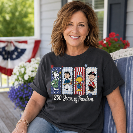 Comfort Colors 250 Freedom Characters T-Shirt