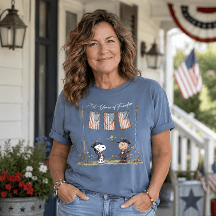 Comfort Colors 250 Years of Freedom USA Colonial Friends T-Shirt