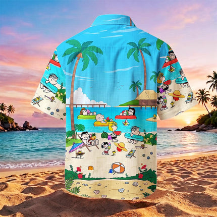 Tropical Island Beach Vacation Summer Hawaiian Shirt