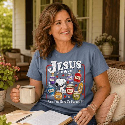 Comfort Colors Jesus Is My Jam Here to Spread It Christian T-Shirt