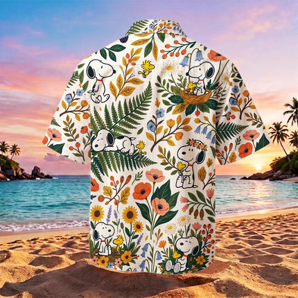 Tropical Floral Garden Nature Hawaiian Shirt