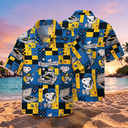 Retro Music Beach Summer Hawaiian Shirt