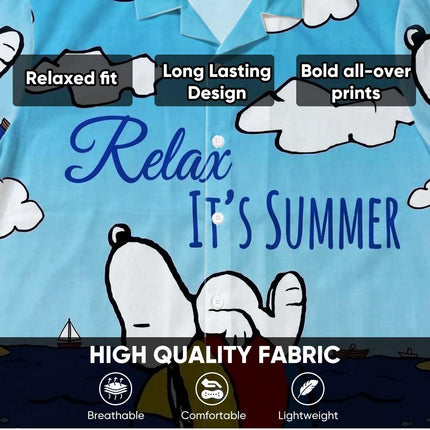 Beach Summer Relaxing Ocean Float Vacation Hawaiian Shirt