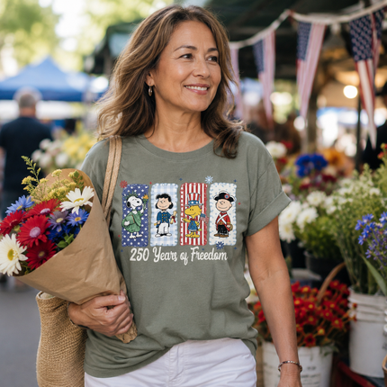 Comfort Colors 250 Freedom Characters T-Shirt