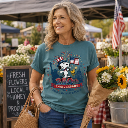 Comfort Colors 250th Anniversary Patriotic T-Shirt