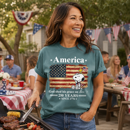 Comfort Colors 250 Years Of Freedom Liberty T-Shirt