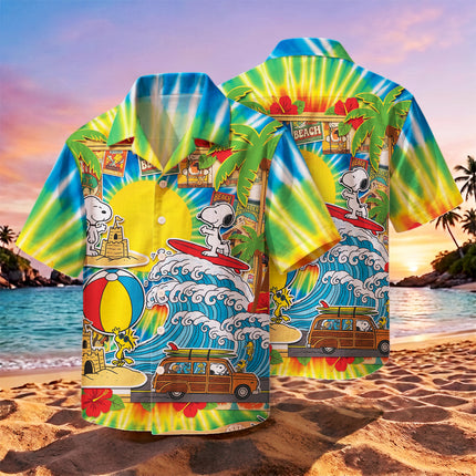 Tropical Beach Surf Vacation Summer Hawaiian Shirt
