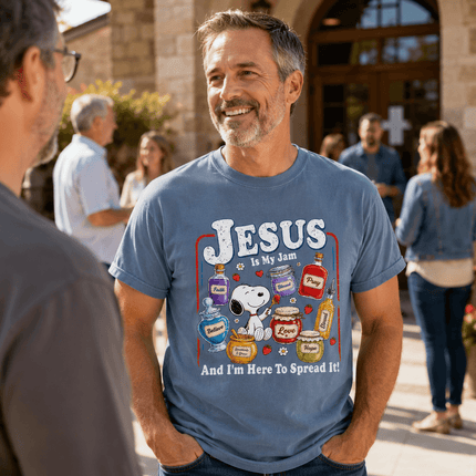 Comfort Colors Jesus Is My Jam Here to Spread It Christian T-Shirt