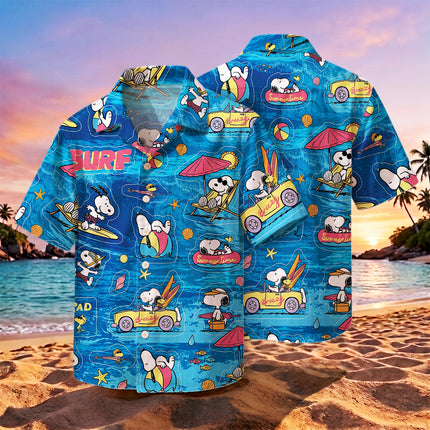 Beach Summer Surf Ocean Adventure Hawaiian Shirt