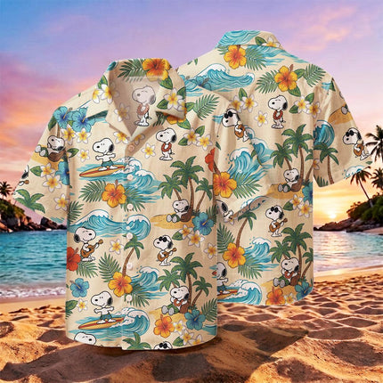 Tropical Hibiscus Surf Beach Summer Hawaiian Shirt