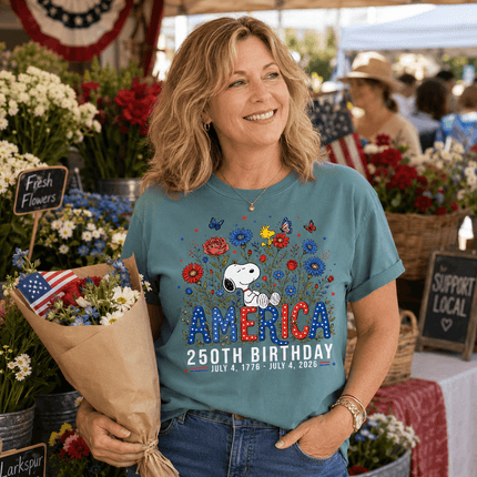 3_f0179e99-900e-428f-99af-a484532cae7b - AuraNations - Comfort Colors America 250th Birthday Floral Garden Dog T-Shirt - Blue Jean / S - 250TH ANNIVERSARY, ALL, COMFORT COLORS, NO CUSTOM, PRODUCTS, SNPY, TSHIRT