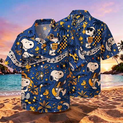 Tropical Music Beach Summer Hawaiian Shirt