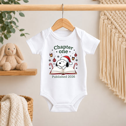 Chapter One Published 2026 Christmas Newborn Outfit Baby Bodysuit