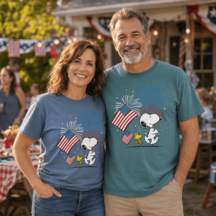 4_0b56afd8-a348-475a-a743-53be297fc555 - AuraNations - Comfort Colors Fireworks Patriotic Marching Flag Dog T-Shirt - Blue Jean / S - 250TH ANNIVERSARY, ALL, COMFORT COLORS, NO CUSTOM, PRODUCTS, SNPY, TSHIRT