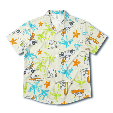 Tropical Palm Tree Surf Beach Hawaiian Shirt