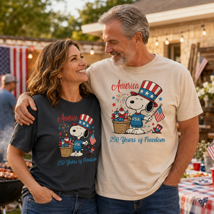 Comfort Colors America 250 Years Of Freedom T-Shirt