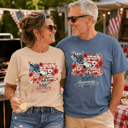 4_2d466140-a42c-4647-9281-244ba21fd5d8 - AuraNations - Comfort Colors 250th Anniversary USA Floral Flag Hugging Dog T-Shirt - Ivory / S - 250TH ANNIVERSARY, ALL, COMFORT COLORS, NO CUSTOM, PRODUCTS, SNPY, TSHIRT