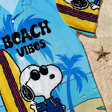 Beach Vibes Tropical Surf Summer Vacation Hawaiian Shirt