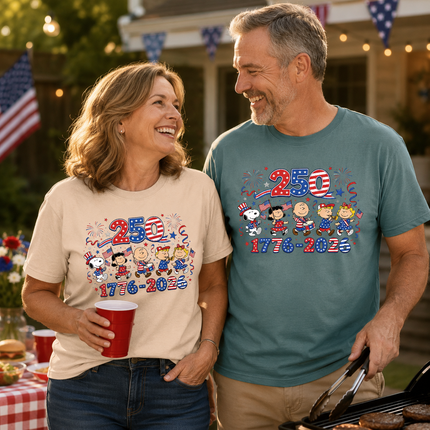 Comfort Colors 250 Years 1776-2026 Patriotic Marching Band T-Shirt