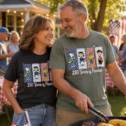 Comfort Colors 250 Freedom Characters T-Shirt