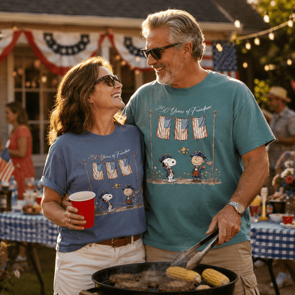 Comfort Colors 250 Years of Freedom USA Colonial Friends T-Shirt