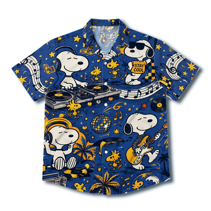 Tropical Music Beach Summer Hawaiian Shirt