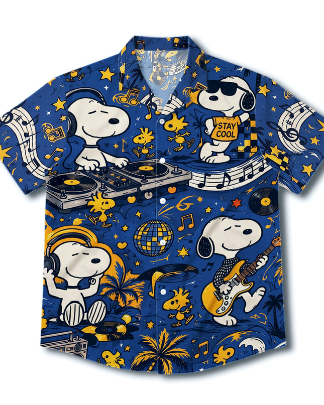 Tropical Music Beach Summer Hawaiian Shirt