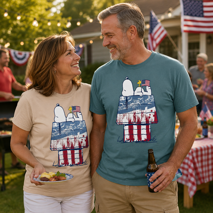 Comfort Colors 250th Anniversary USA Patriotic Doghouse T-Shirt