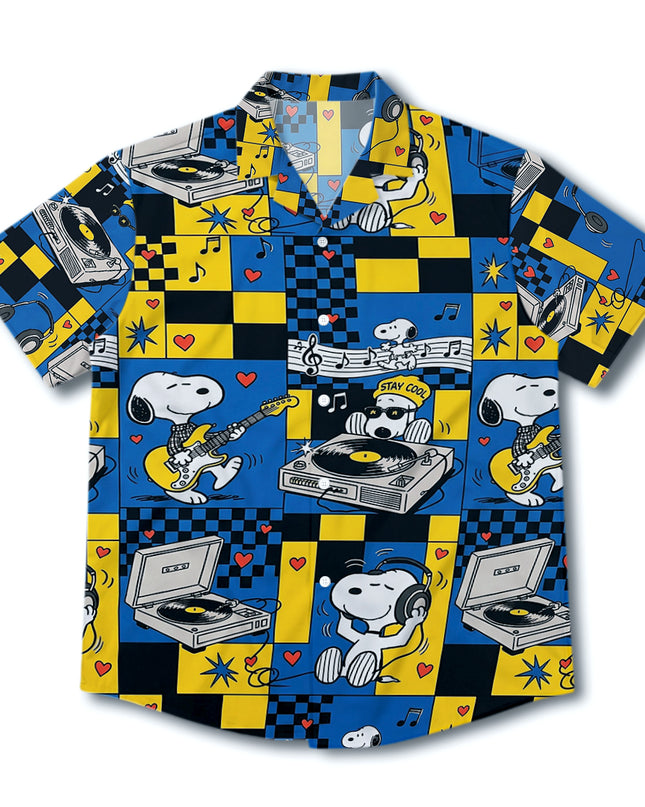 Retro Music Beach Summer Hawaiian Shirt