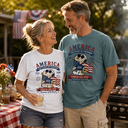 Comfort Colors 250th Anniversary USA Land Of The Free T-Shirt