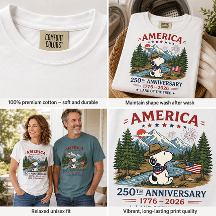 Comfort Colors 250th Anniversary USA Mountain Ranger T-Shirt
