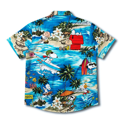 Tropical Island Adventure Surf Beach Summer Hawaiian Shirt