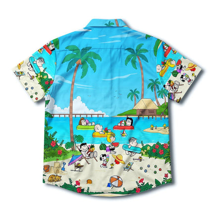 Tropical Island Beach Vacation Summer Hawaiian Shirt
