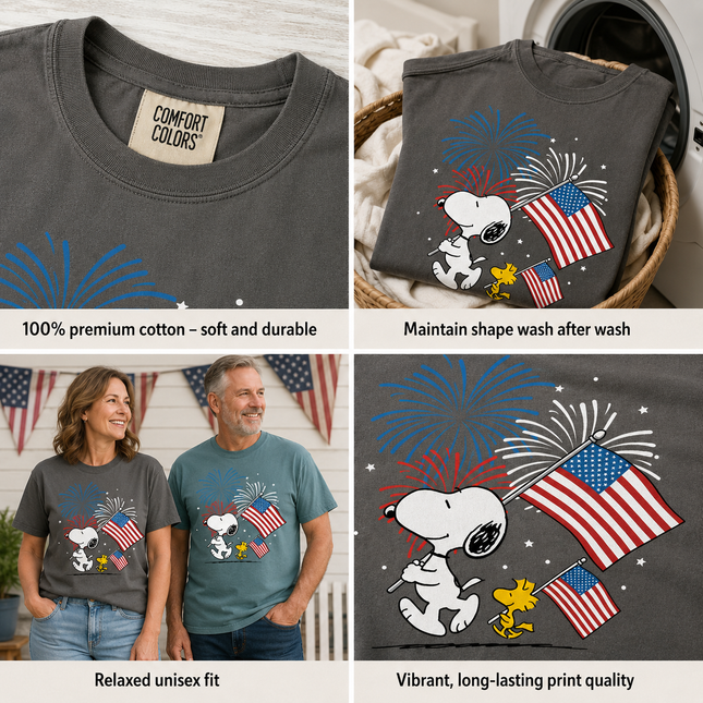 Comfort Colors 250th Anniversary USA Fireworks T-Shirt