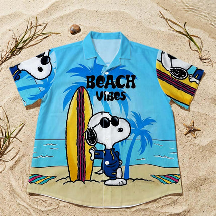 Beach Vibes Tropical Surf Summer Vacation Hawaiian Shirt