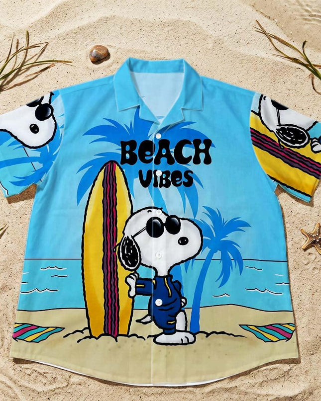 Beach Vibes Tropical Surf Summer Vacation Hawaiian Shirt