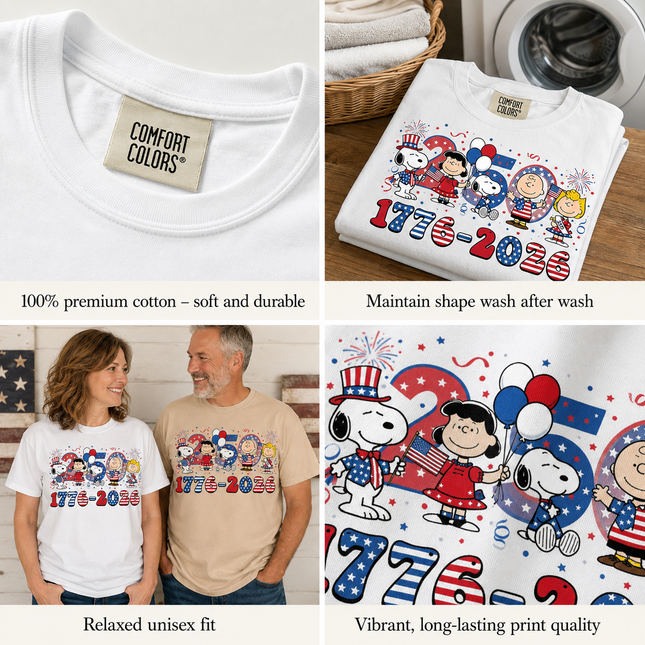 Comfort Colors 250 Celebration 1776 2026 America 250 T-Shirt