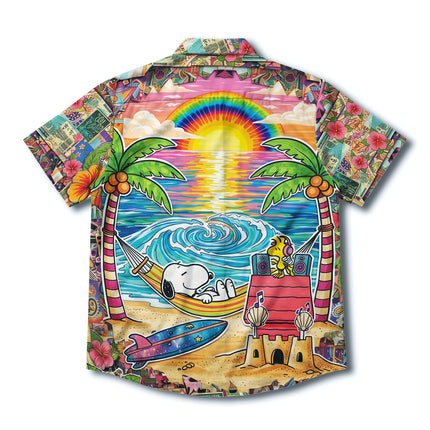 Tropical Beach Sunset Surf Paradise Summer Hawaiian Shirt