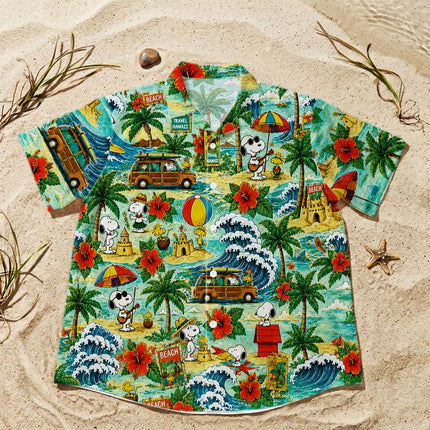 Tropical Beach Vacation Summer Hawaiian Shirt