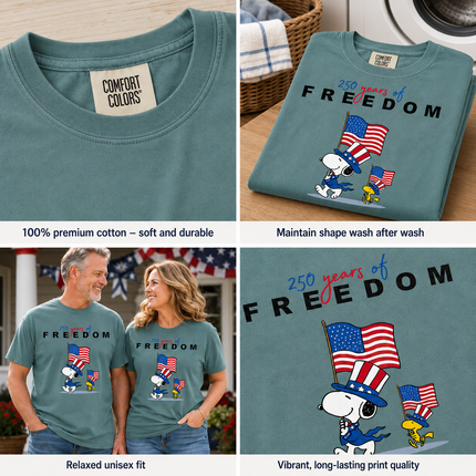 Comfort Colors 250 Years Of Freedom T-Shirt