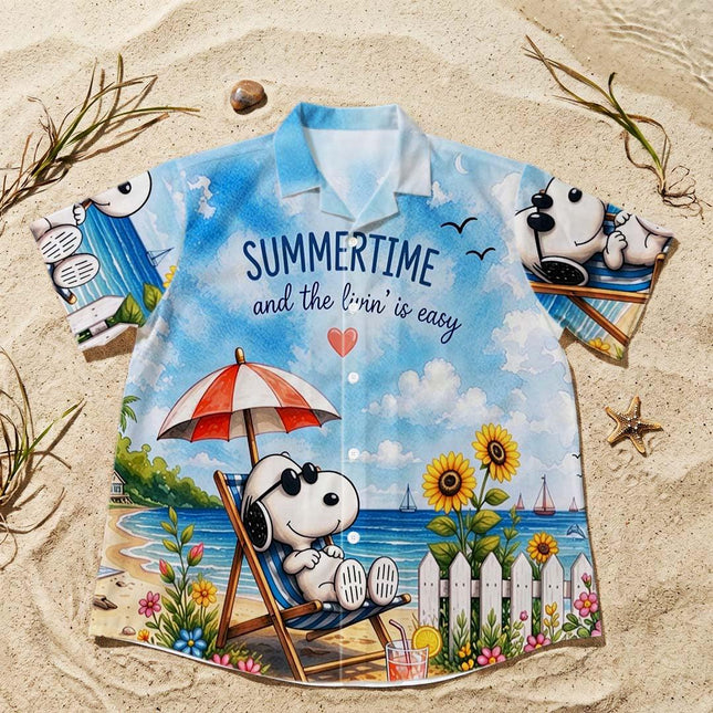 Beach Summer Vacation Relax Tropical Coastal Hawaiian Shirt
