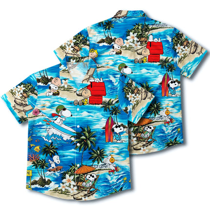 Tropical Island Adventure Surf Beach Summer Hawaiian Shirt