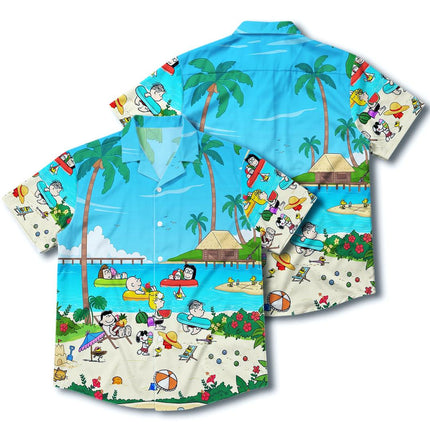 Tropical Island Beach Vacation Summer Hawaiian Shirt