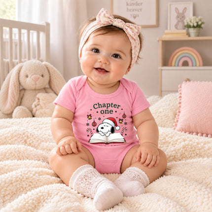 Chapter One Published 2026 Christmas Newborn Outfit Baby Bodysuit