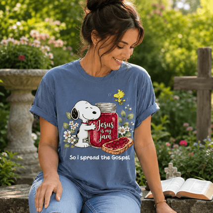 Comfort Colors Jesus Is My Jam Spread the Gospel T-Shirt
