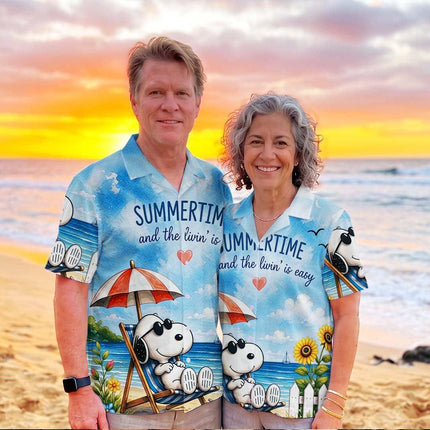 Beach Summer Vacation Relax Tropical Coastal Hawaiian Shirt