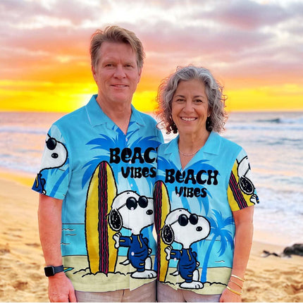 Beach Vibes Tropical Surf Summer Vacation Hawaiian Shirt