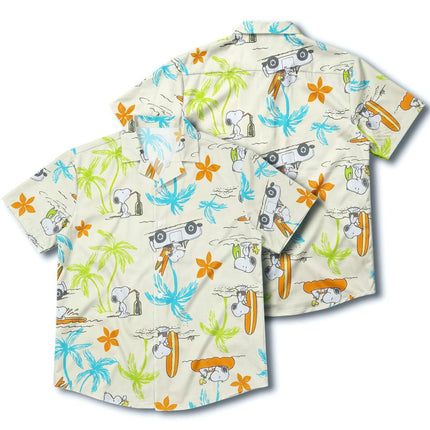 Tropical Palm Tree Surf Beach Hawaiian Shirt